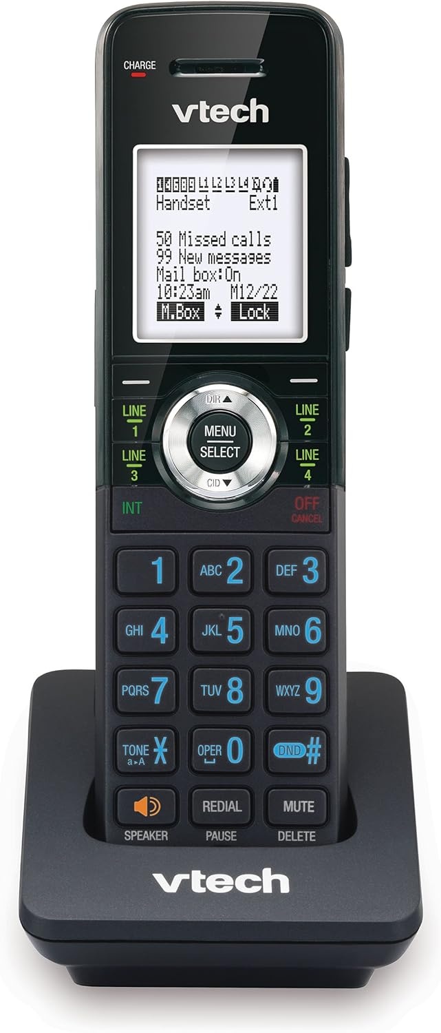 image:imageBundle of VTech AM18447 4 AM18047 4Line Expandable Small Business Office Phone System with Answering Machine Intercom Auto Attendant amp Music on Hold