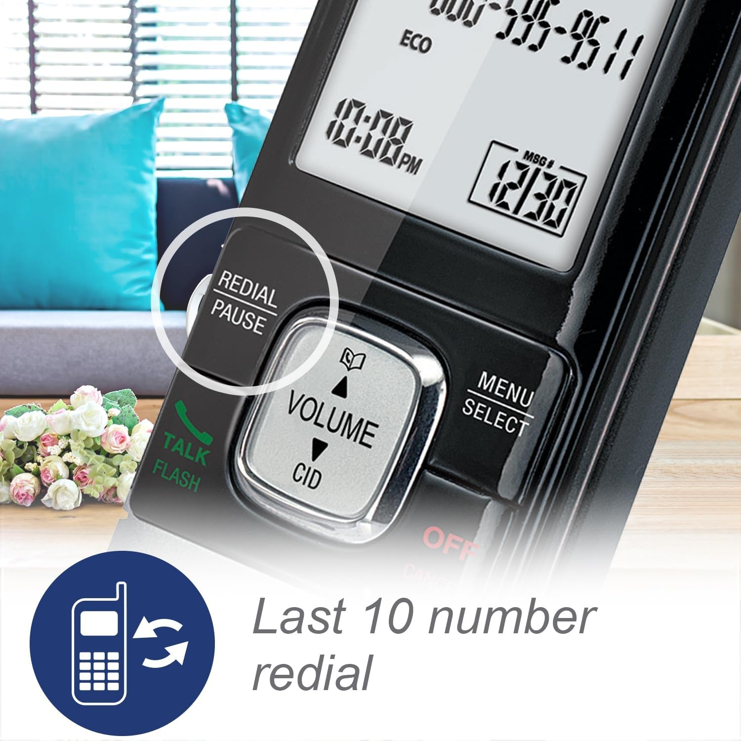 image:imageVTech CS6529 1Handset Cordless Phone with Answering Machine Caller IDCall Waiting DECT 60 Handset Speakerphone SilverBlack1 Handset Silver