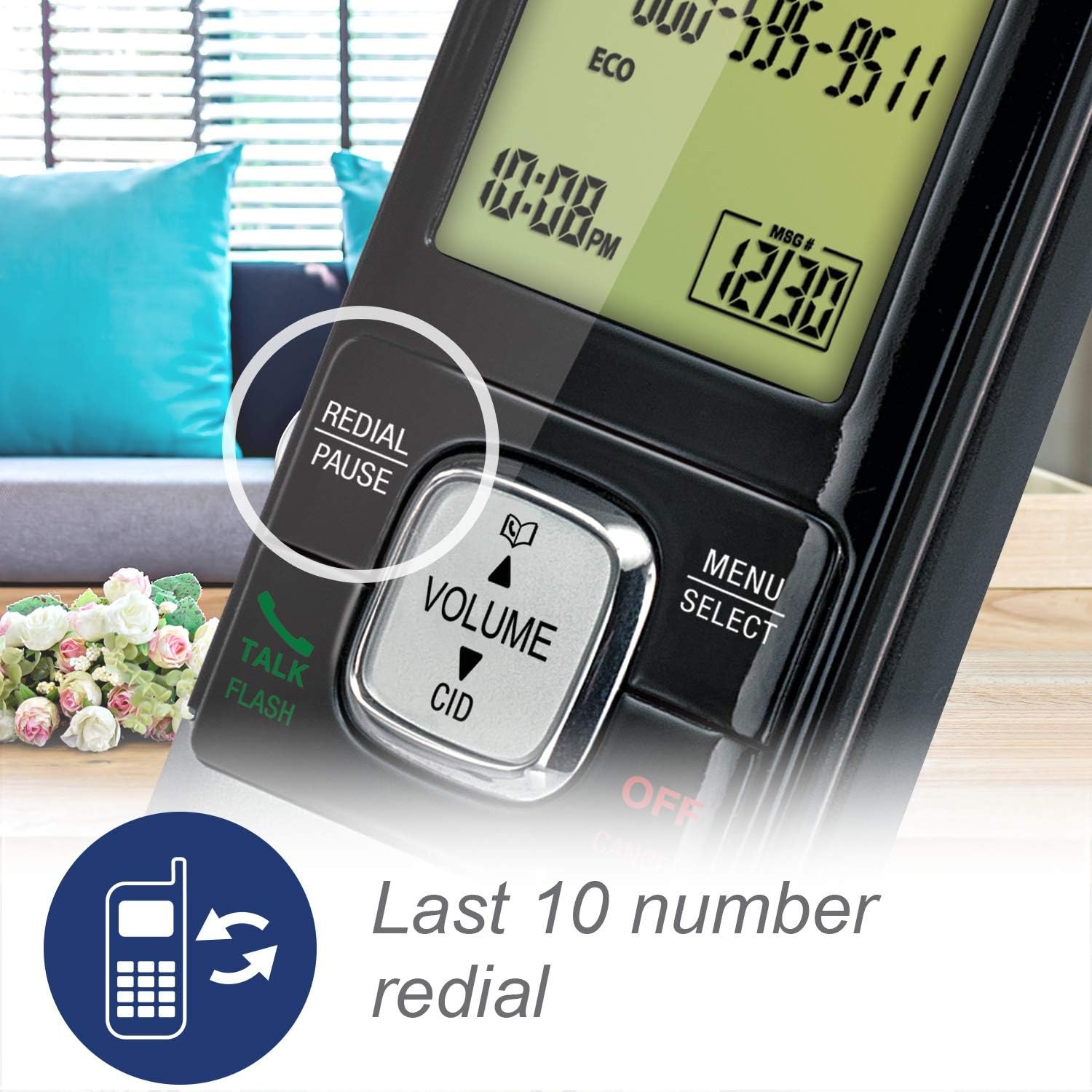 image:imageVTech CS6529 1Handset Cordless Phone with Answering Machine Caller IDCall Waiting DECT 60 Handset Speakerphone SilverBlack2 Handsets Silver
