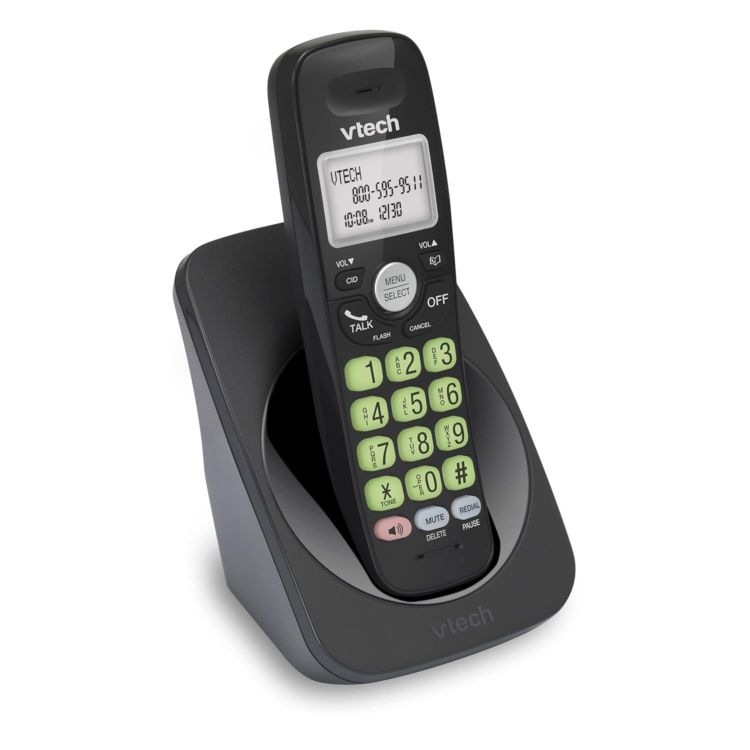 image:imageVTech Cordless Home Phone with Answering Machine FullDuplex Speakerphone Large Backlit Display Big Buttons Caller ID Easy Setup VG232Caller ID