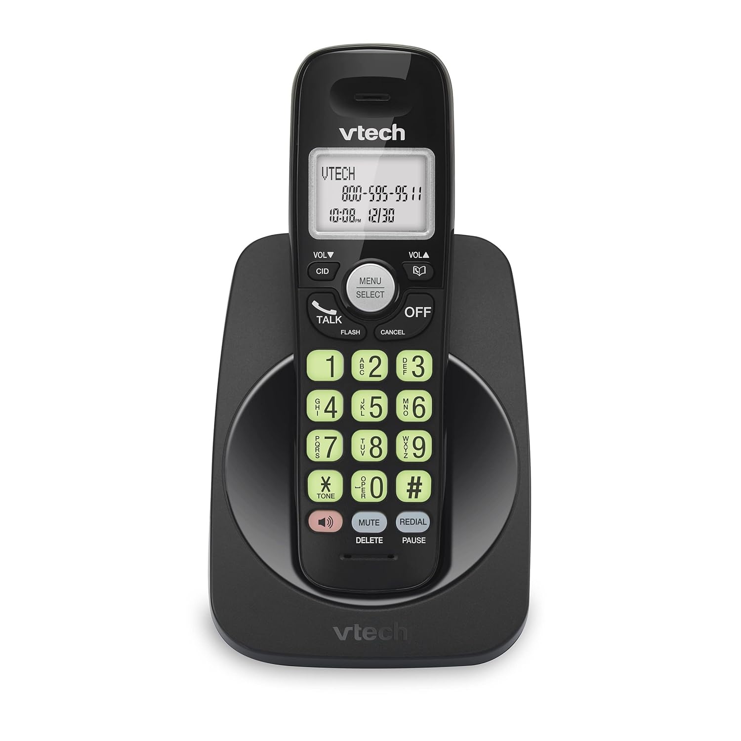 image:imageVTech Cordless Home Phone with Answering Machine FullDuplex Speakerphone Large Backlit Display Big Buttons Caller ID Easy Setup VG232Caller ID