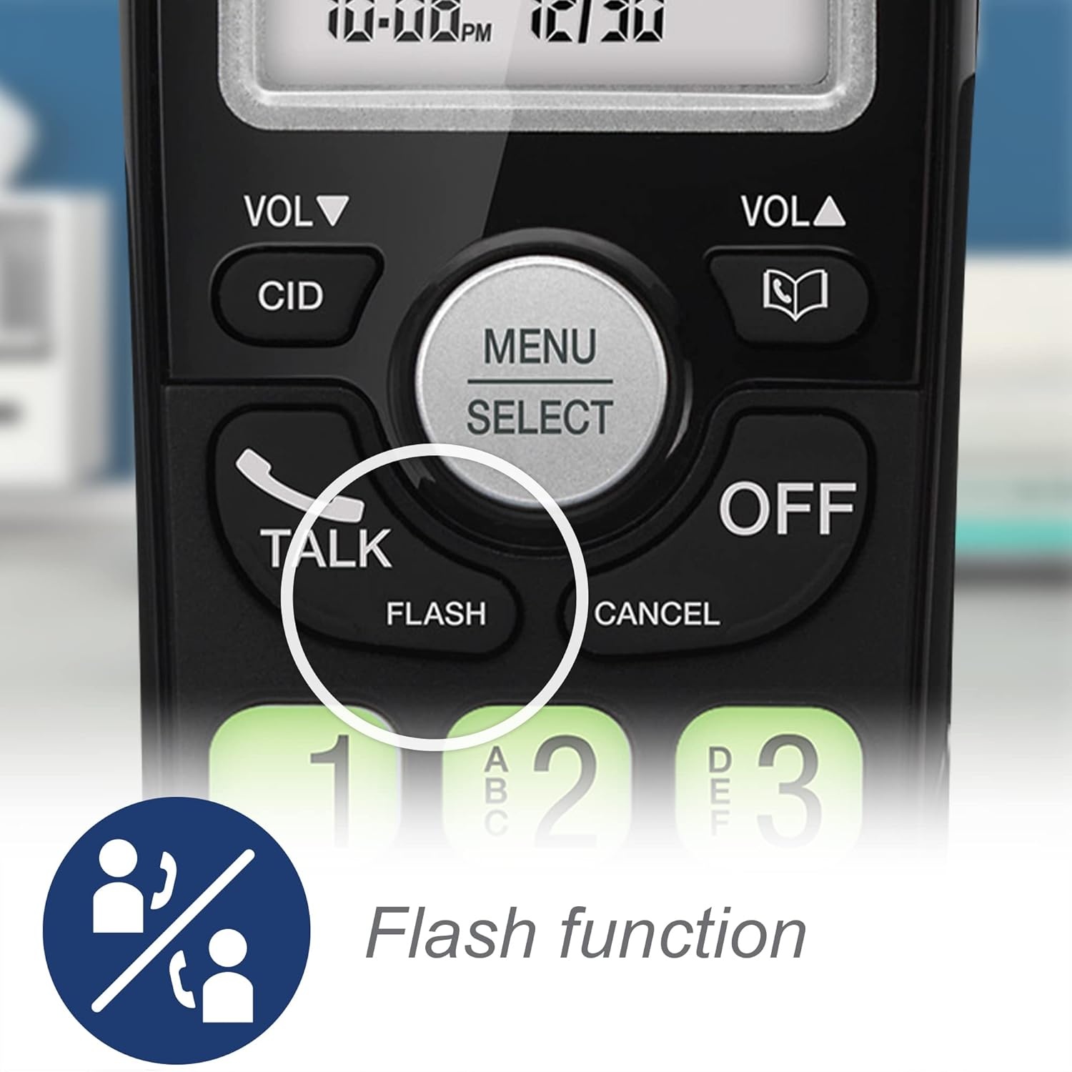 image:imageVTech Cordless Home Phone with Answering Machine FullDuplex Speakerphone Large Backlit Display Big Buttons Caller ID Easy Setup VG232Caller ID