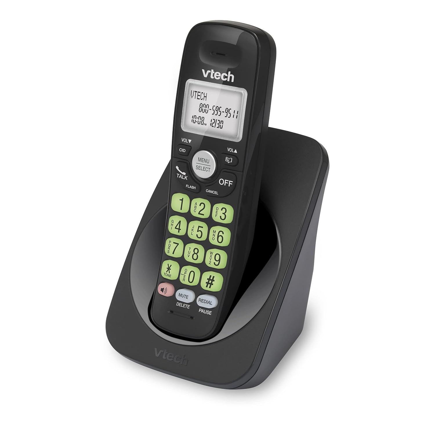 image:imageVTech Cordless Home Phone with Answering Machine FullDuplex Speakerphone Large Backlit Display Big Buttons Caller ID Easy Setup VG232Caller ID
