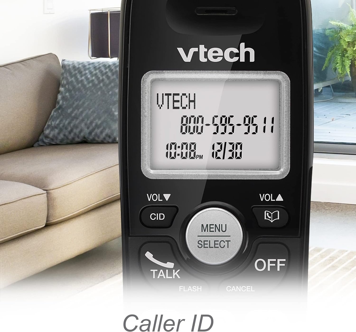image:imageVTech VG134 DECT 60 Cordless Phone with Digital Answering System FullDuplex Speakerphone Backlit Keypad amp Display Caller IDCall WaitingBlack