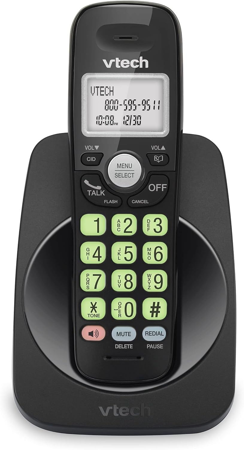 image:imageVTech VG134 DECT 60 Cordless Phone with Digital Answering System FullDuplex Speakerphone Backlit Keypad amp Display Caller IDCall WaitingBlack