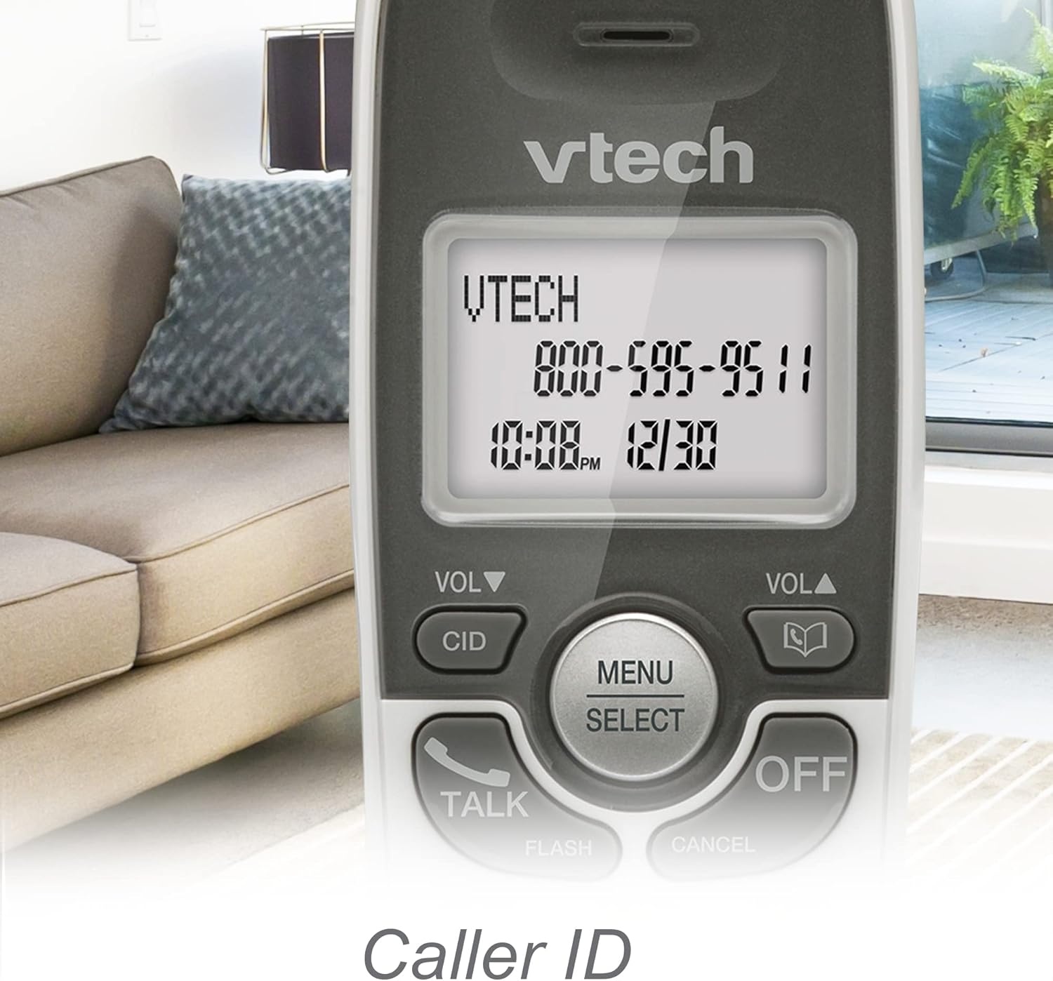 image:imageVTech VG134 DECT 60 Cordless Phone with Digital Answering System FullDuplex Speakerphone Backlit Keypad amp Display Caller IDCall WaitingWhite