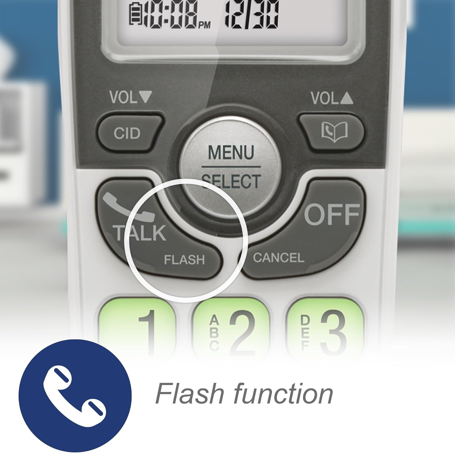 image:imageVTech VG134 DECT 60 Cordless Phone with Digital Answering System FullDuplex Speakerphone Backlit Keypad amp Display Caller IDCall WaitingWhite