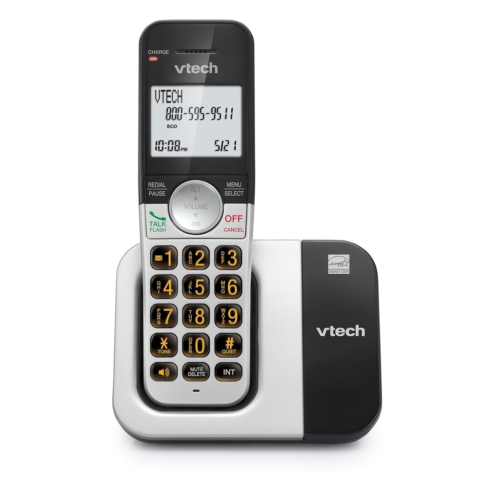 image:imageVTech Cordless Home Phone with Answering Machine FullDuplex Speakerphone Large Backlit Display Big Buttons Caller ID Easy Setup VG232Caller ID