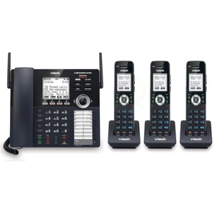 image:imageVTech AM18447 4Line Expandable Small Business Office Phone System  Accessory Handset Black