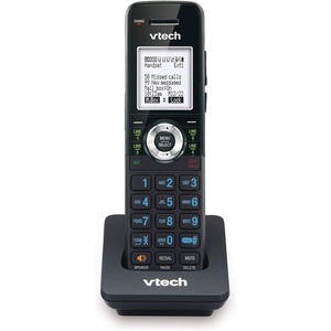 image:imageVTech AM18447 Main Console 4Line Small Business Phone System  Expandable to 10 Stations Digital Answering Machine Auto Attendant Intercom amp Custom Music on Hold BlackAccessory Cordless Handset  Black